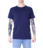 T-shirt Bleu en Coton avec Logo