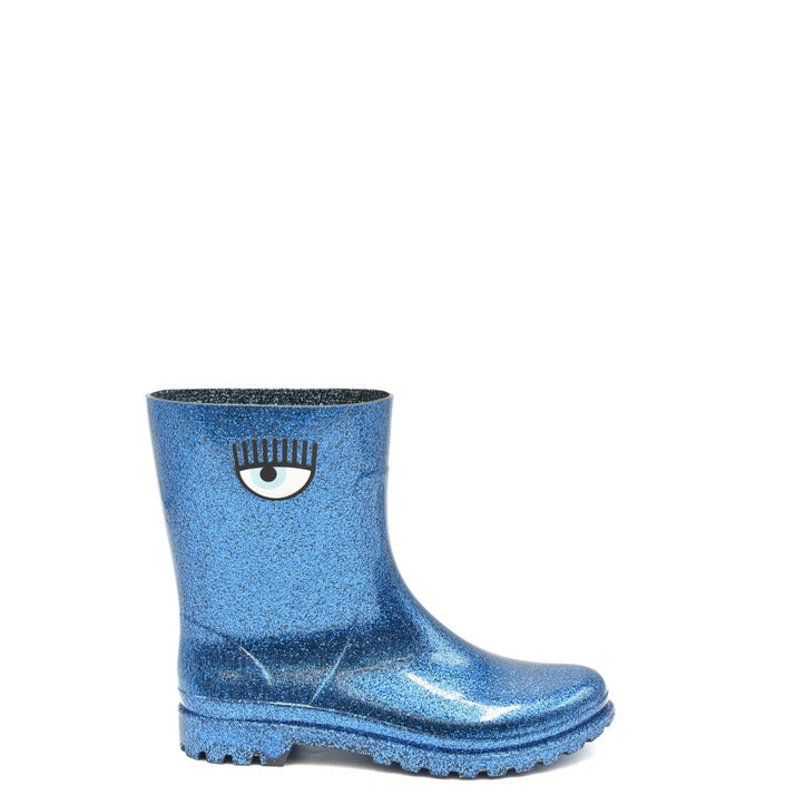 Bottes Bleues en Cuir