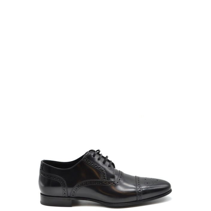 Chaussures Derbies Noires en Cuir