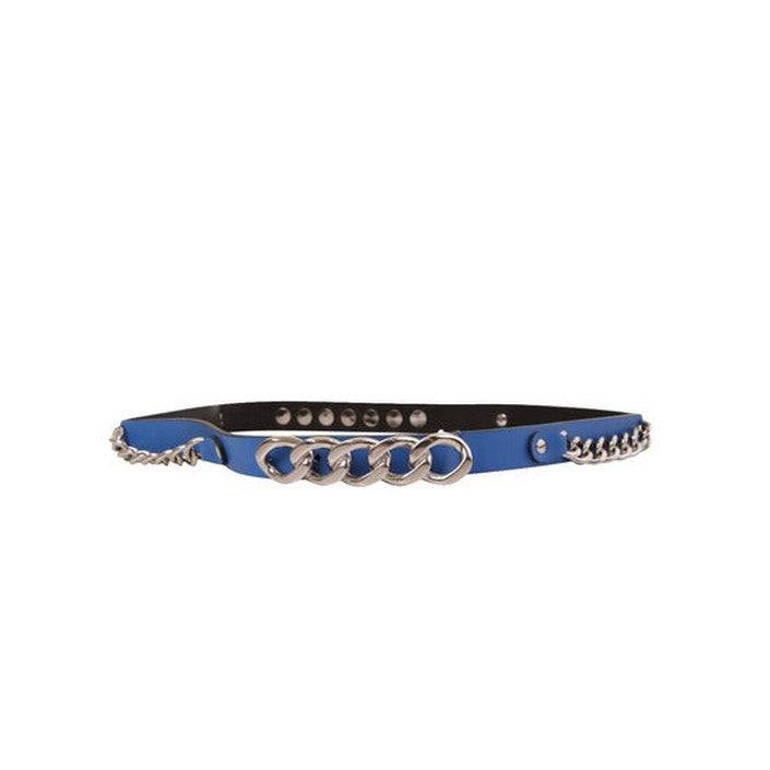 Ceinture Bleue en Cuir