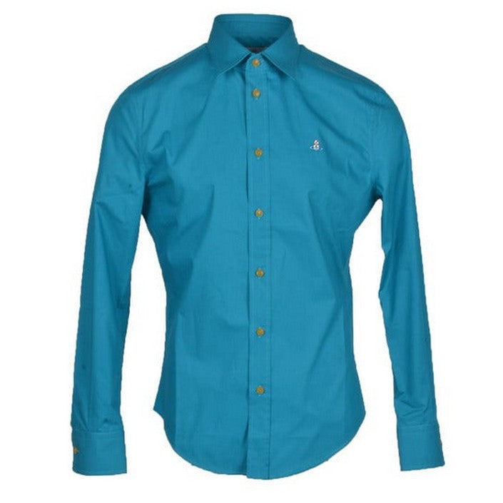 Chemise Bleu Turquoise en Coton