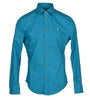 Chemise Bleu Turquoise en Coton