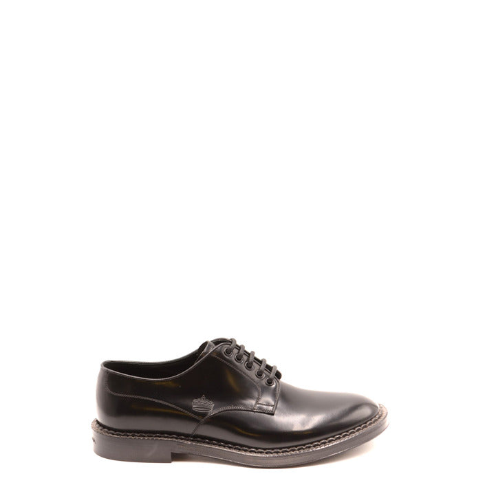 Chaussures Derbies Noires en Cuir