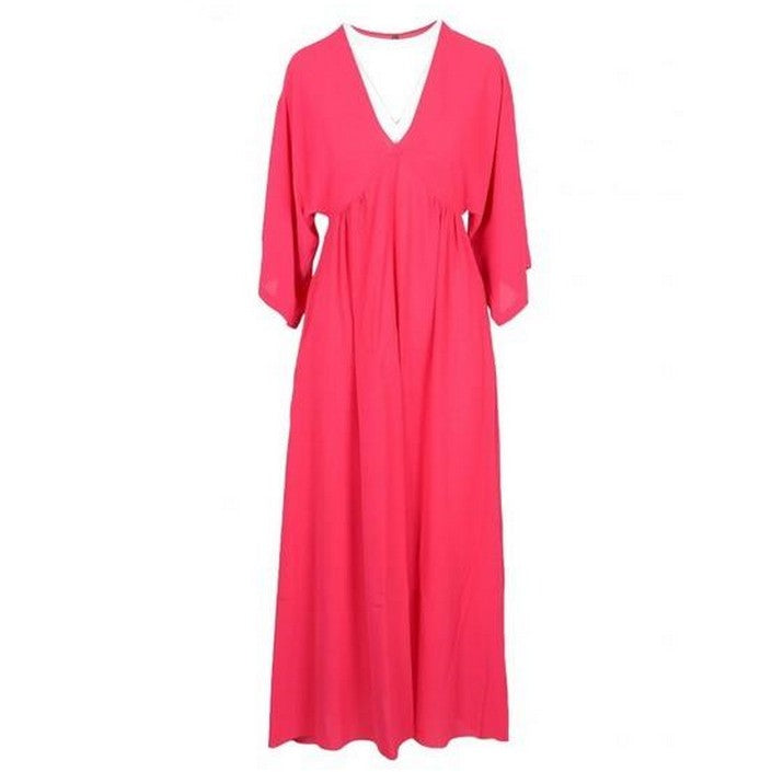 Robe Longue Rose Vif