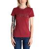 T-Shirt Bordeaux en Coton