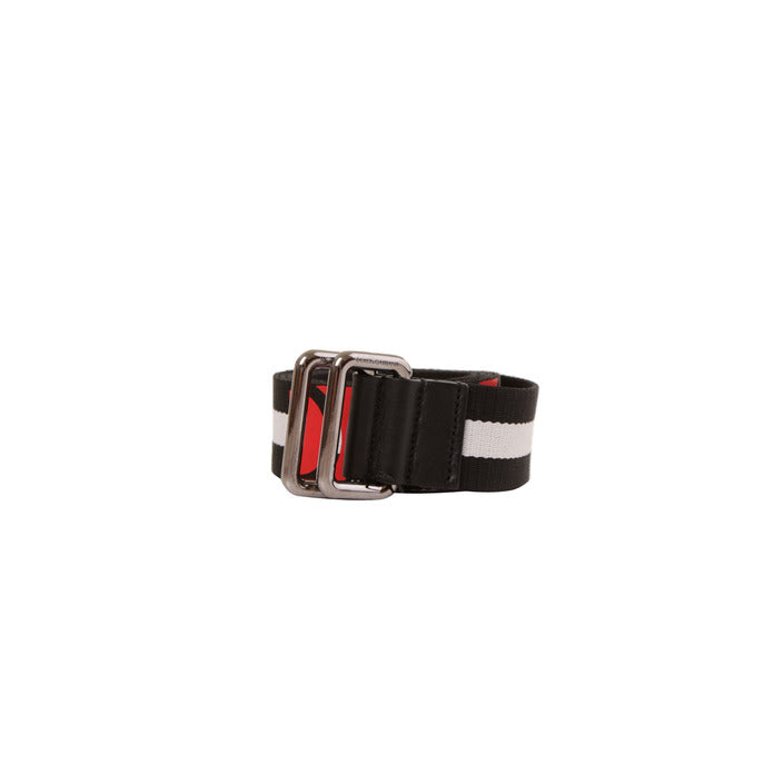 Ceinture Noire et Rouge en Tissu