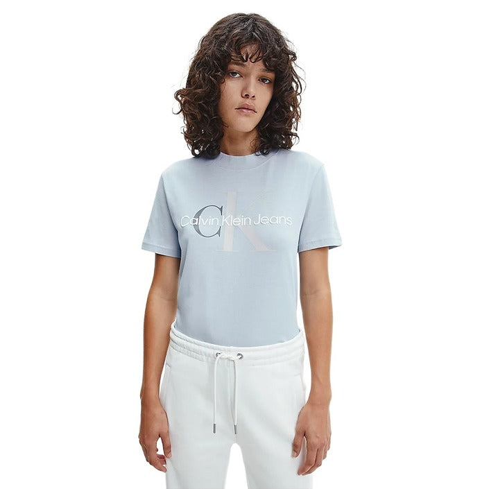 T-Shirt Bleu en Coton