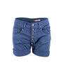 Mini-Short Bleu en Coton