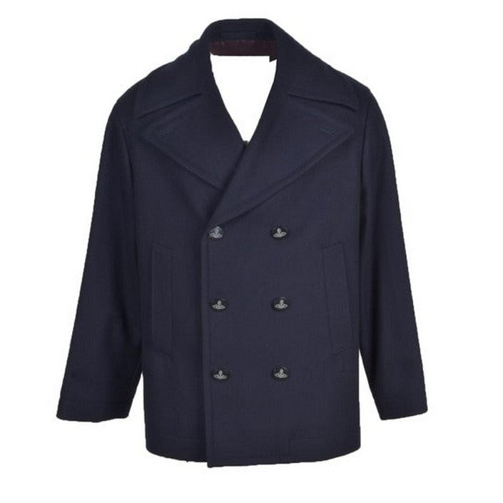 Manteau Bleu Nuit en Laine