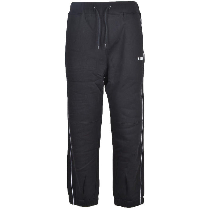 Pantalon de Survêtement Noir en Coton