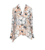 Blouse Rose à Motif Floral