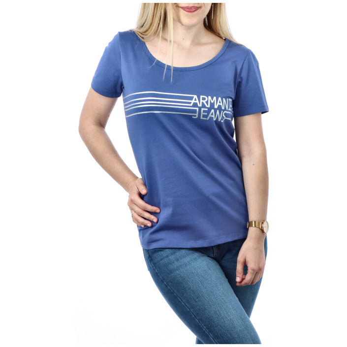 T-Shirt Bleu en Coton