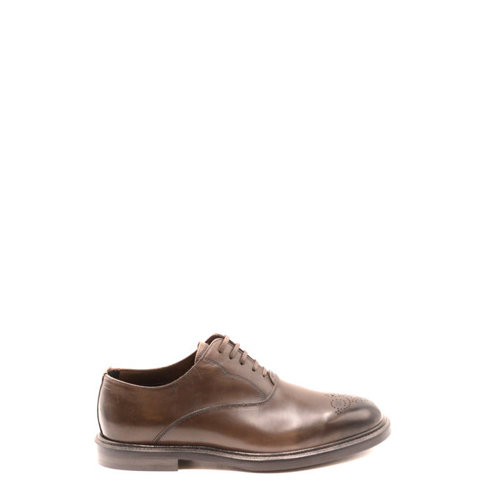 Chaussures Derbies Marron en Cuir