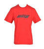 T-Shirt Rouge en Coton Imprimé Logo