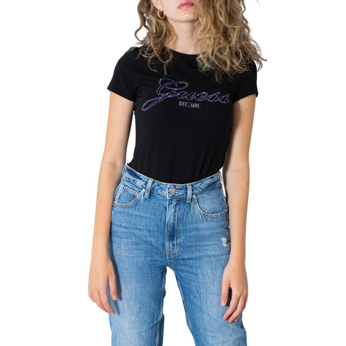 T-Shirt Noir en Coton