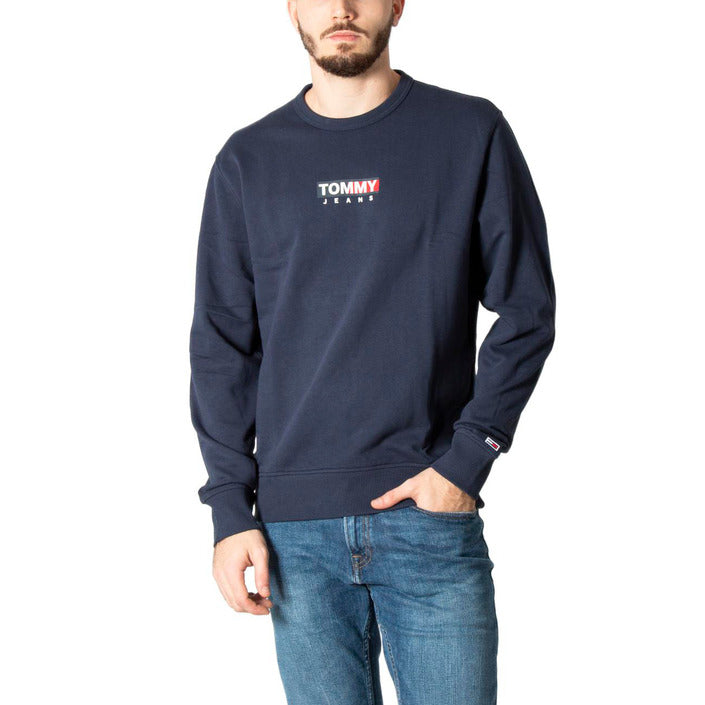 Pull Bleu avec Imprimé Logo