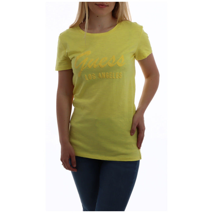 T-Shirt Jaune en Coton