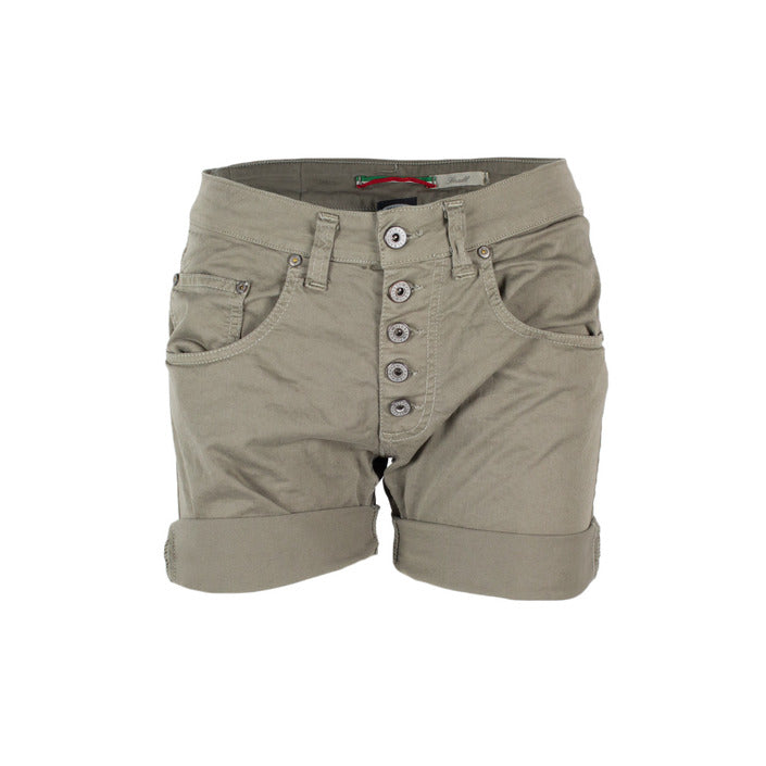 Mini-Short Beige en Coton