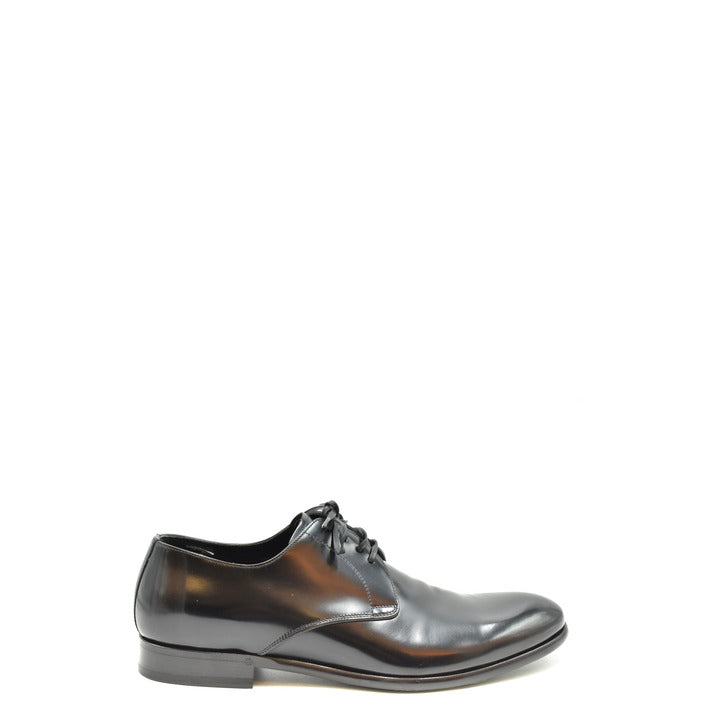 Chaussures Derbies Noires en Cuir