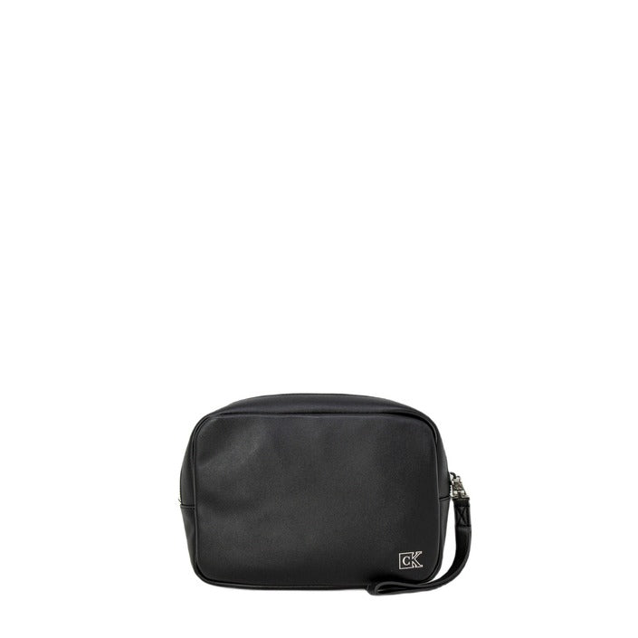 Trousse de Toilettes Noire en Cuir CK