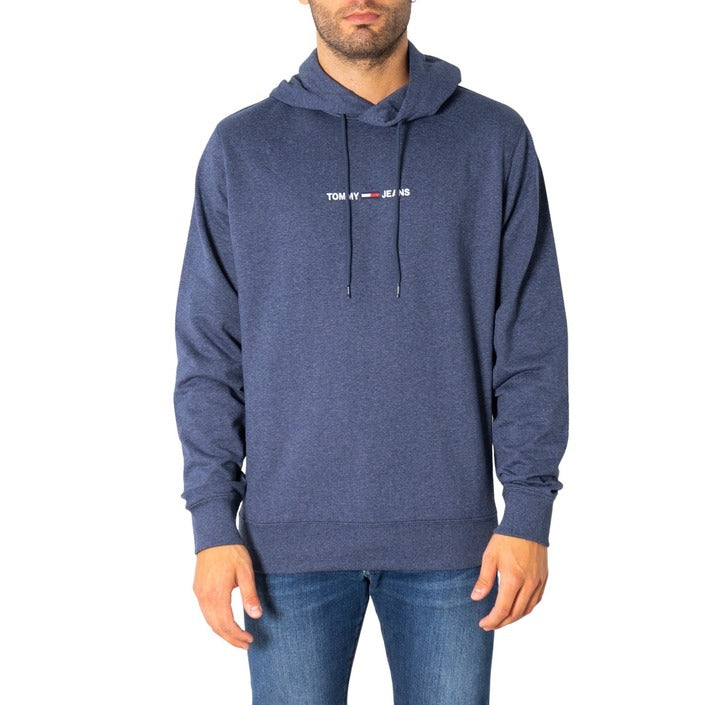 Sweat Bleu à Capuche avec Logo