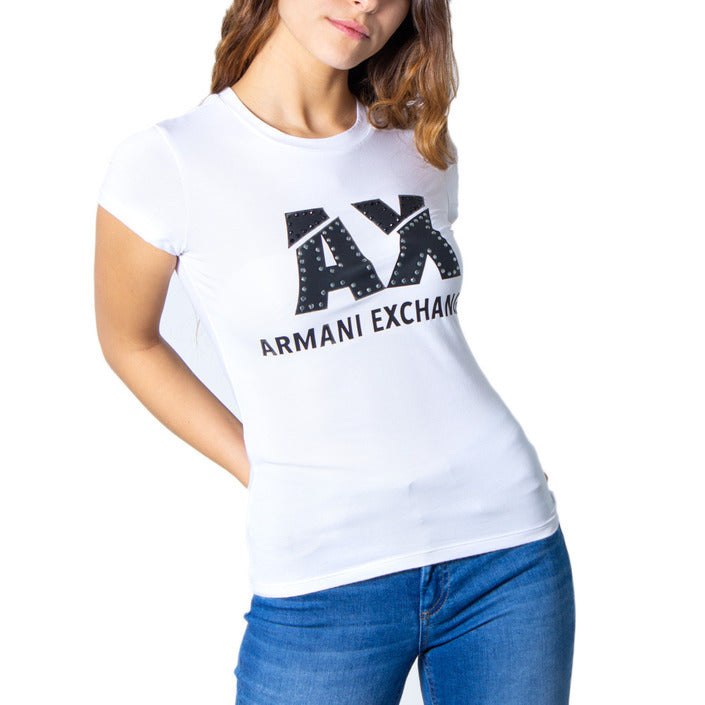 T-Shirt Blanc en Coton Mélangé