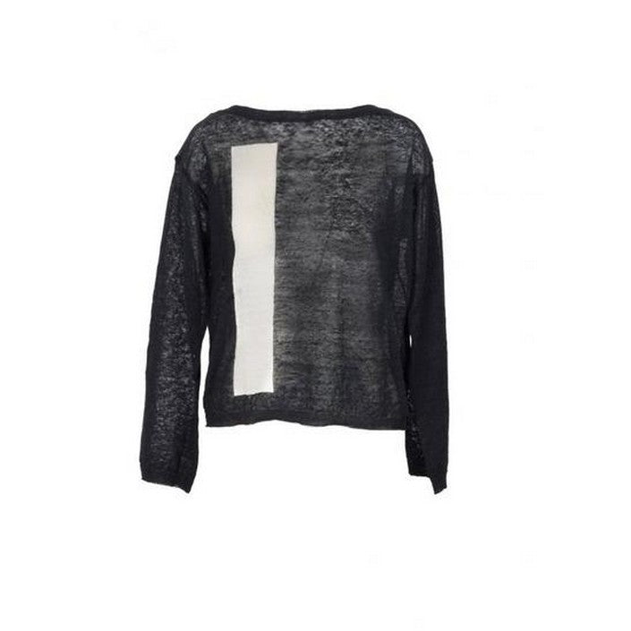 Pull Noir en Lin