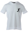 T-Shirt Blanc en Coton Imprimé Logo