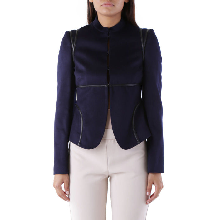 Blazer Bleu en Viscose