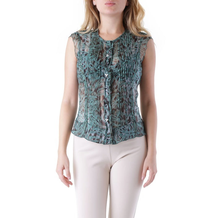 Blouse Verte en Soie