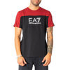 T-Shirt Rouge et Noir en Coton