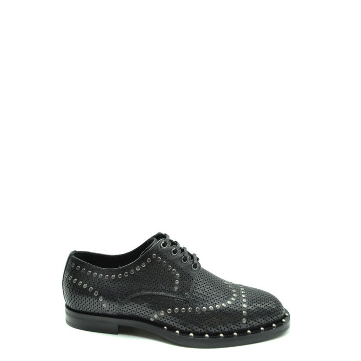 Chaussures Derbies Noires en Cuir