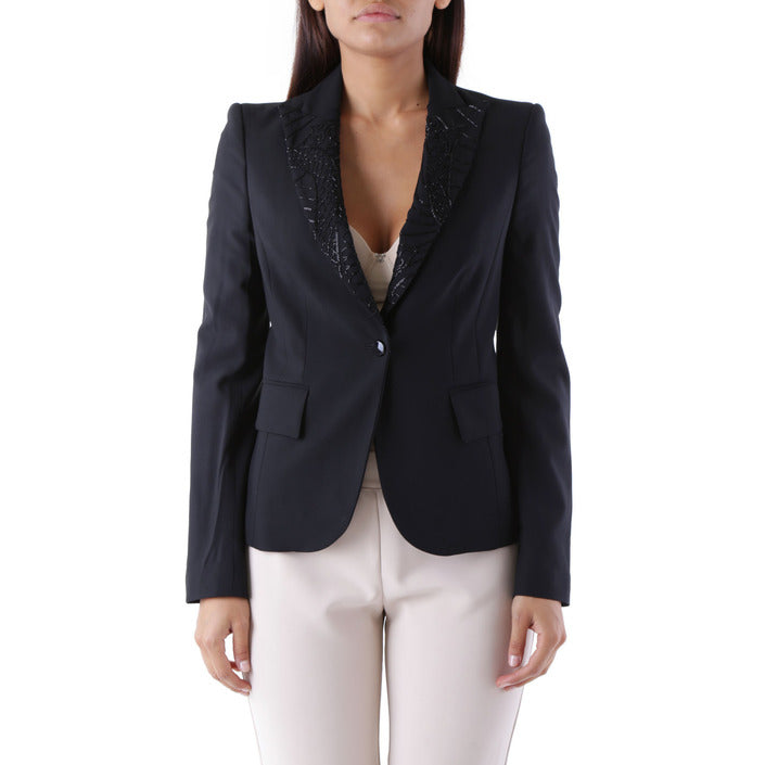 Blazer Noir en Cupro