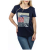 T-Shirt Bleu en Coton