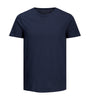 T-Shirt Bleu Marine en Coton