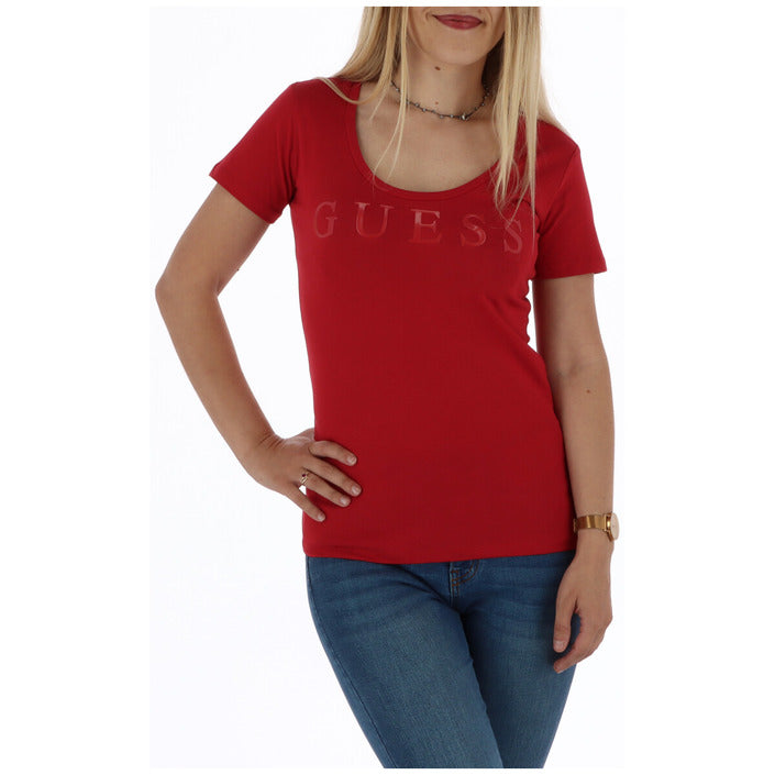 T-Shirt Rouge en Coton