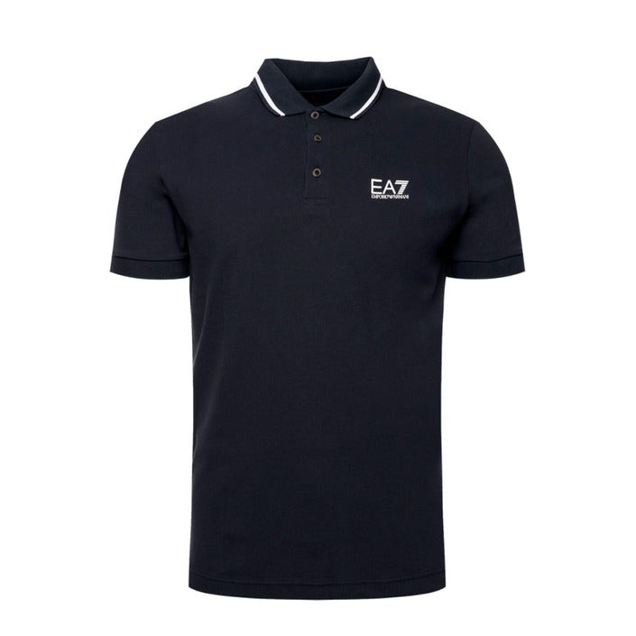 Polo Slim Bleu en Coton