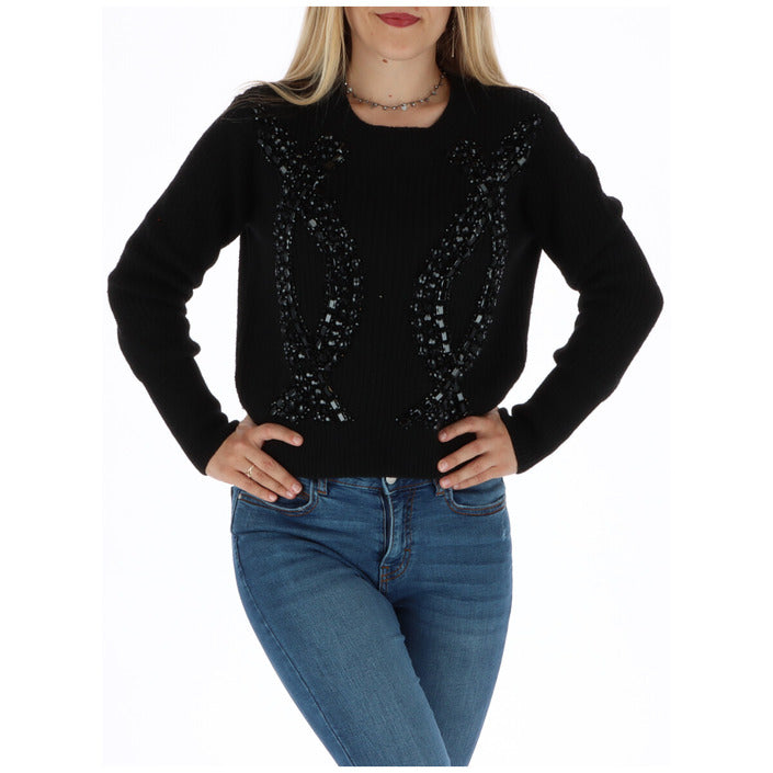 Pull-over Noir en Laine