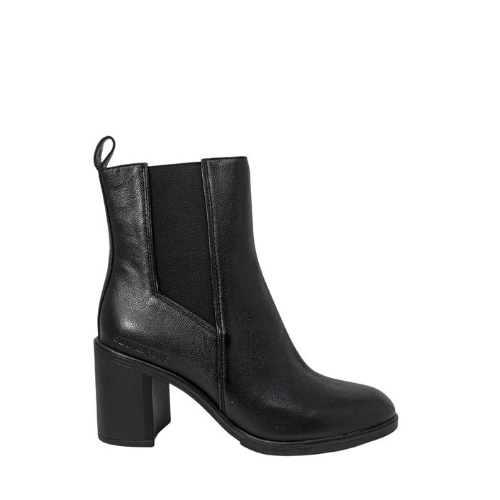 Bottines Noires en Cuir