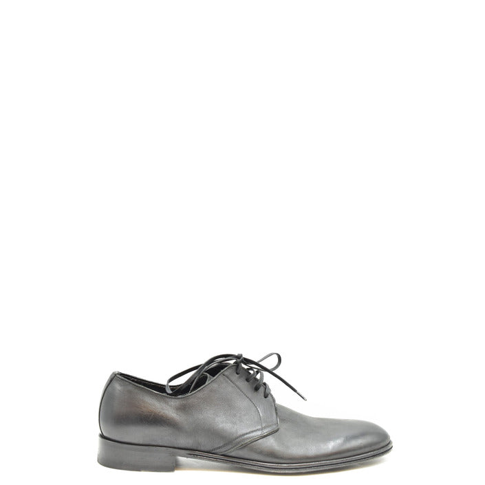 Chaussures Derbies Noires en Cuir