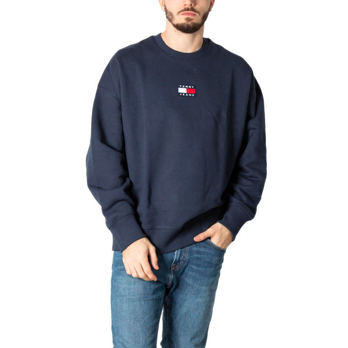 Pull Bleu avec Imprimé Logo