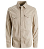 Chemise Beige en Coton