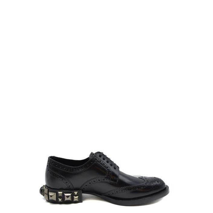 Chaussures Derbies Noires en Cuir