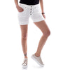 Mini-Short Blanc en Coton