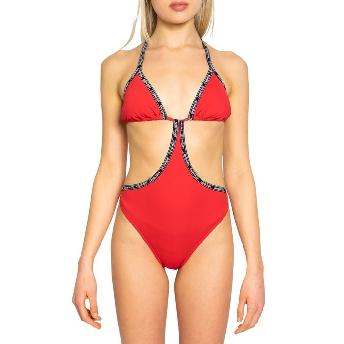 Maillot de Bain Une Pièce Rouge