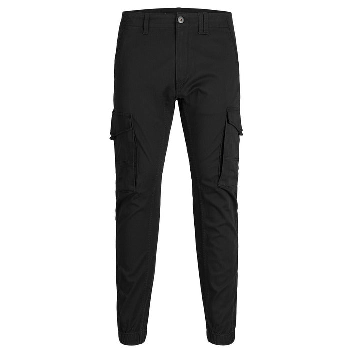 Pantalon Cargo Noir en Coton