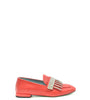 Mocassins Rouges en Cuir