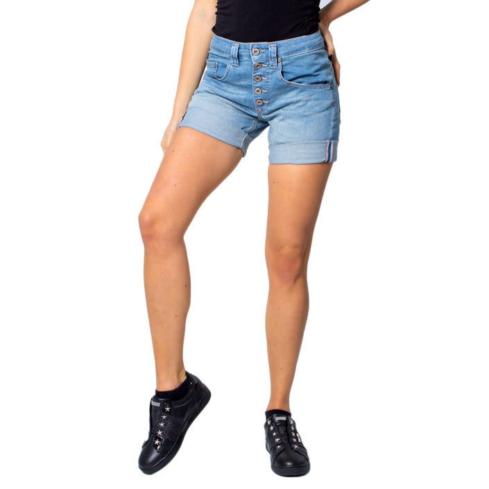 Mini-Short en Jean Bleu