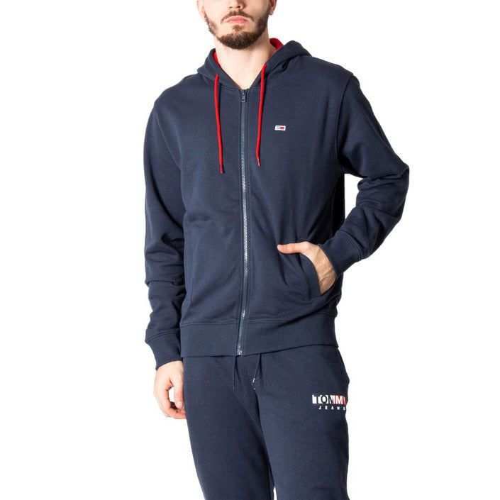 Sweat Bleu à Capuche avec Logo